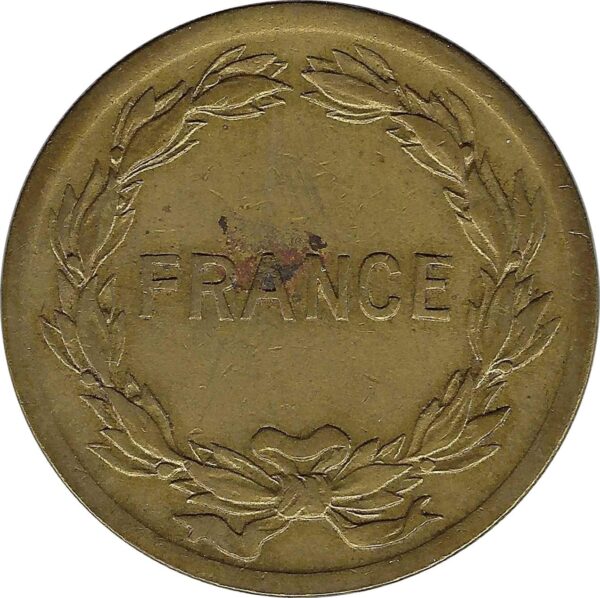 FRANCE 2 FRANCS PHILADELPHIE 1944 TTB