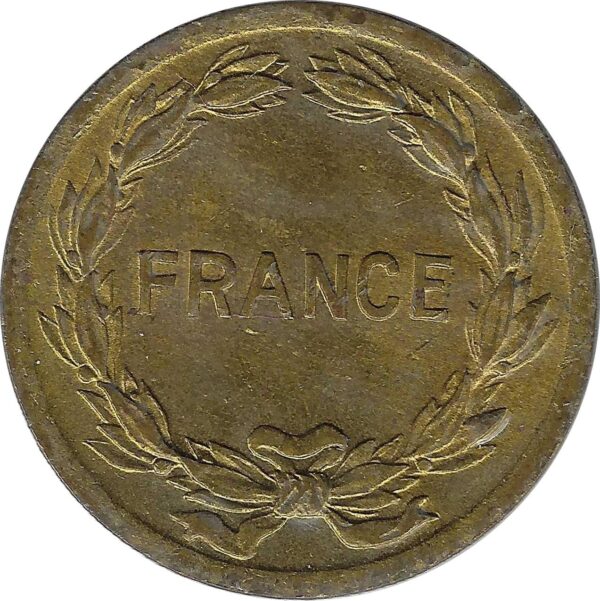FRANCE 2 FRANCS PHILADELPHIE FRANCE LIBRE 1944 SUP