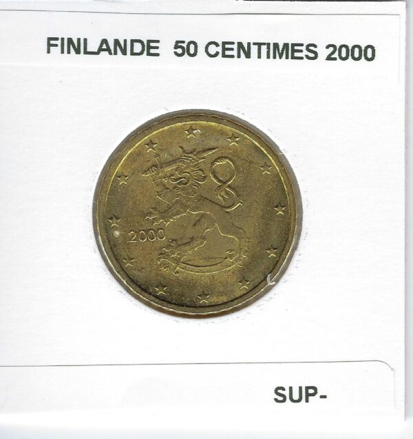 FINLANDE 2000 50 CENTIMES SUP-