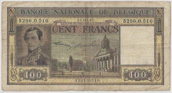 Belgique 100 FRANCS 31/03/1948 TB+
