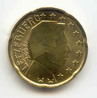 Luxembourg 2006 20 CENTIMES SUP-