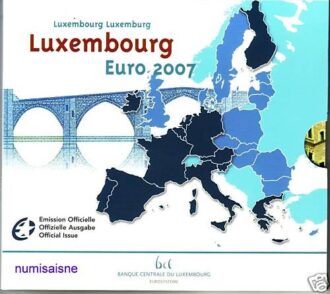 Luxembourg 2007 SERIE 8 MONNAIES B.U