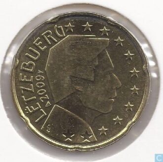 Luxembourg 2009 20 CENTIMES SUP