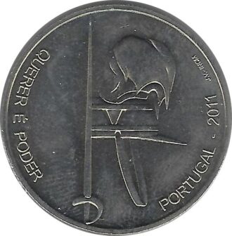 PORTUGAL 2011 2,50 EURO QUERER E PODER