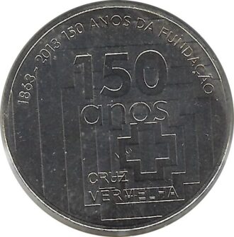 PORTUGAL 2013 2,50 EURO CRUZ VERMELHA