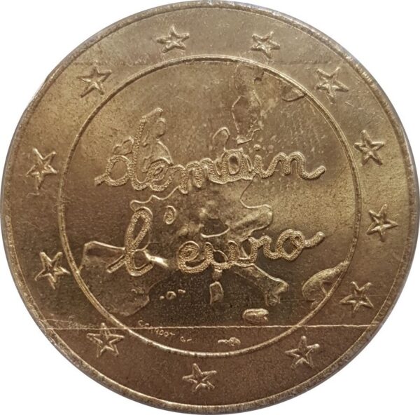 EDOUARD LECLERC Demain Euro 1,1/2 euro 14 au 26/10/1996 (euro, ecu temporaire)