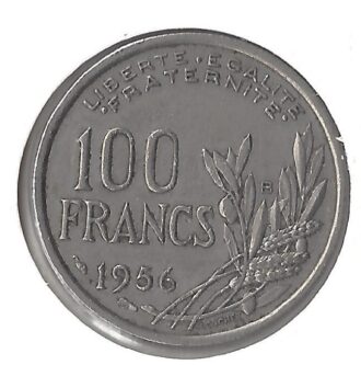 100 FRANCS COCHET 1956 B TTB