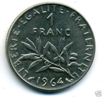 FRANCE 1 FRANC ROTY 1964 TTB+