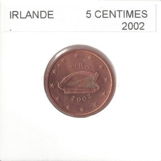 IRLANDE 2002 5 CENTIMES SUP