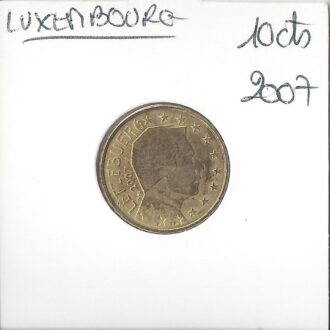 Luxembourg 2007 10 CENTIMES SUP
