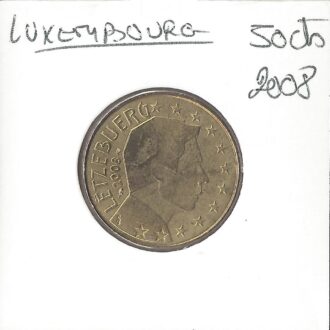 Luxembourg 2008 50 CENTIMES SUP