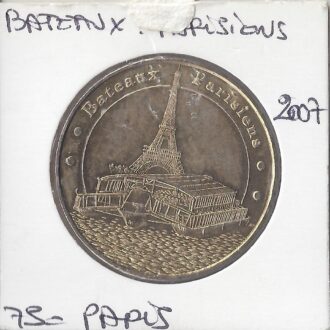 75 PARIS BATEAUX PARISIENS 2007