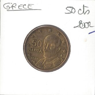 GRECE 2002 50 CENTIMES SUP-