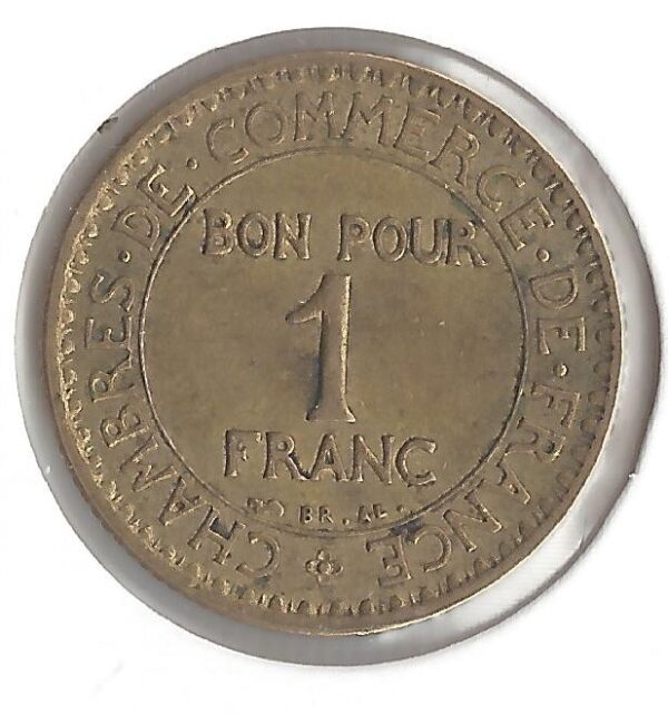 1 FRANC DOMARD 1922 TTB+