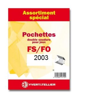 ASSORTIMENT POCHETTE DOUBLE SOUDURE 2003 71 Pochettes (Yvert)