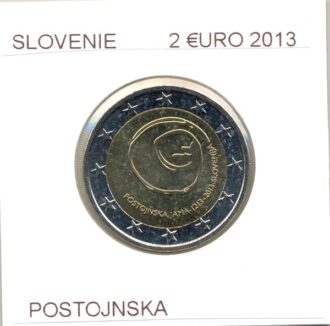 SLOVENIE 2013 2 EURO POSTOJNASKA SUP