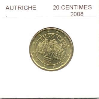 Autriche 2008 20 CENTIMES SUP