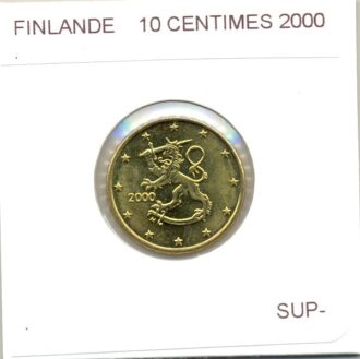 FINLANDE 2000 10 CENTIMES SUP-