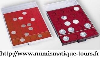 BOX MONNAIE 35 CASES pour 2 euro sous Capsules 304779