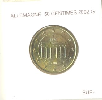 Allemagne 2002 G 50 CENTIMES SUP-
