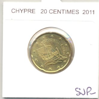 CHYPRE 2011 20 CENTIMES SUP -