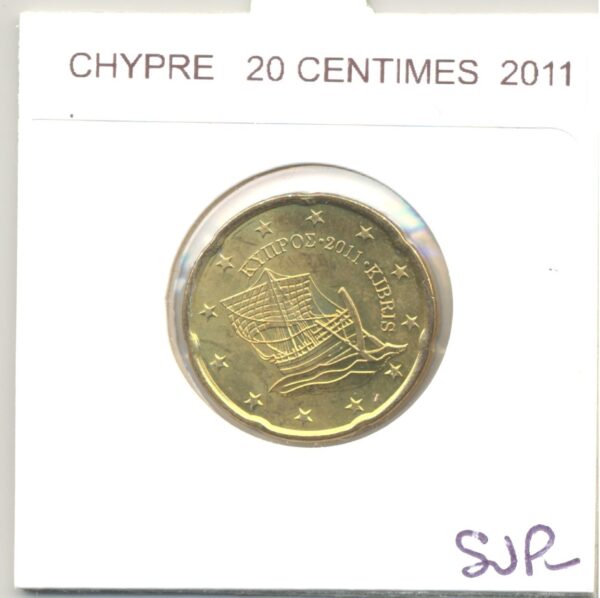 CHYPRE 2011 20 CENTIMES SUP -