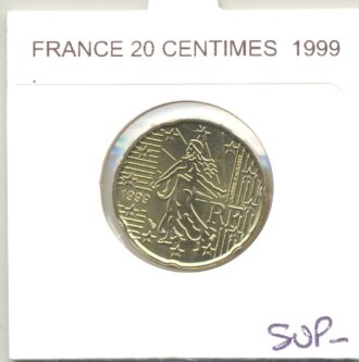 FRANCE 1999 20 CENTIMES EURO SUP-