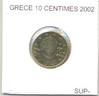 GRECE 2002 10 CENTIMES SUP-