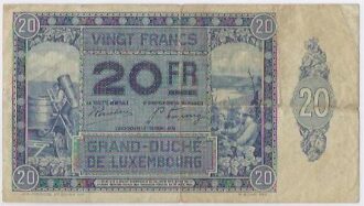 Luxembourg 20 FRANCS 01/10/1929 TB+