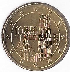 Autriche 2007 10 CENTIMES