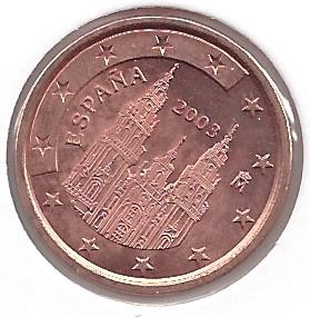 Espagne 2003 5 CENTIMES