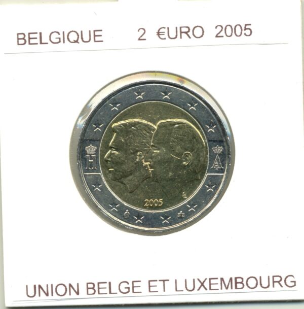 BELGIQUE 2005 2 EURO Commemorative UNION BELGE LUXEMBOURG SUP