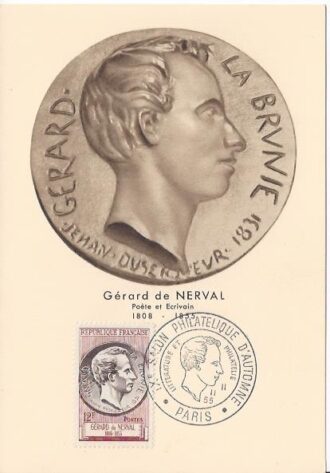FRANCE PREMIER JOUR du 11/11/1955 Gérard de NERVAL Yvert N°1043