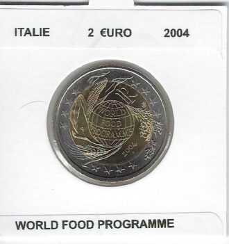 ITALIE 2004 2 EURO COMMEMORATIVE WORLD FOOD PROGRAMME SUP