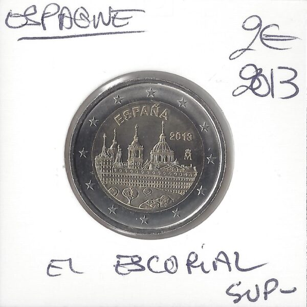 Espagne 2013 COMMEMORATIVE 2 EURO ESCURIAL