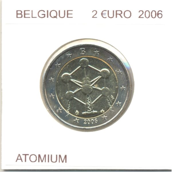 BELGIQUE 2006 2 EURO COMMEMORATIVE ATOMIUM SUP