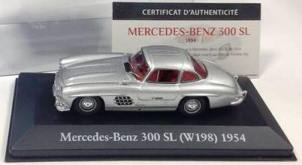 MERCEDES 300 SL W 198 1954 GRISE