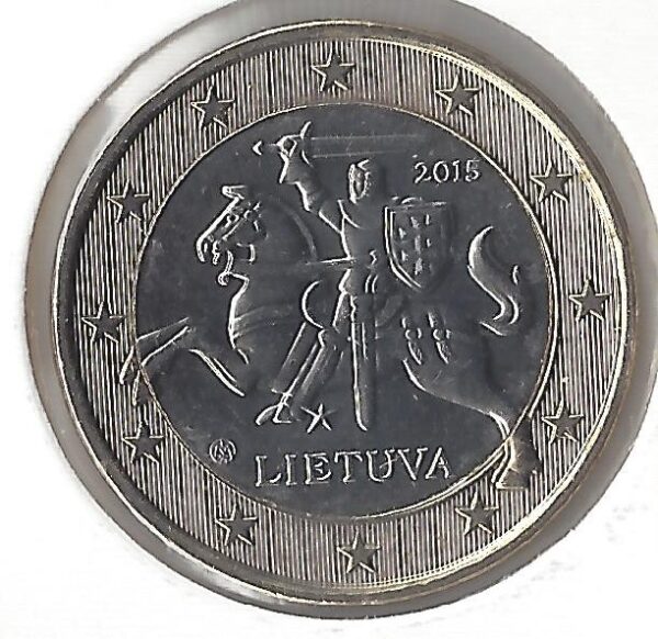 LITHUANIE 1 EURO 2015