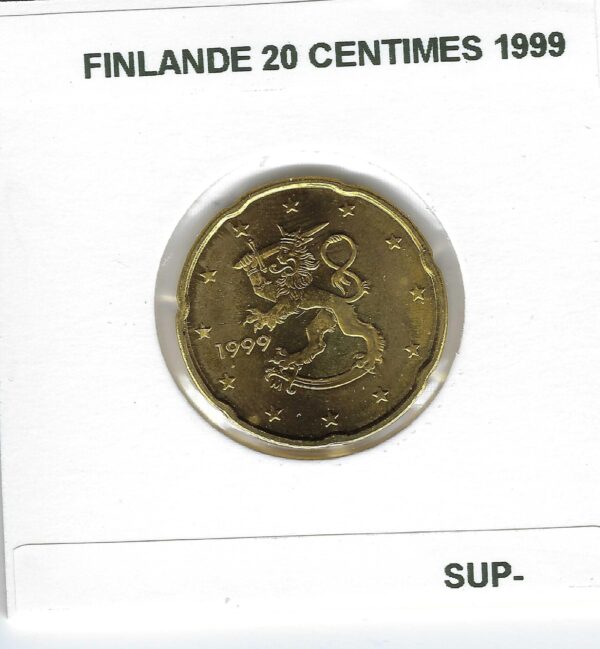 FINLANDE 1999 20 CENTIMES SUP-