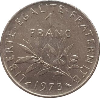 FRANCE 1 FRANC ROTY 1973 TTB+