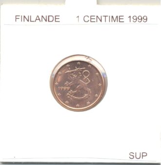 FINLANDE 1999 1 CENTIME SUP