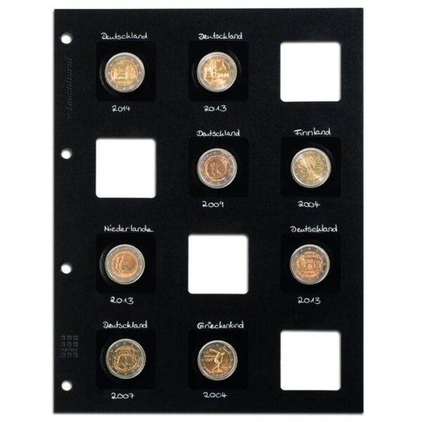 Etuis carton MATRIX, noir, de 17,5 à 39,5 mm, autocollants paquet de 25