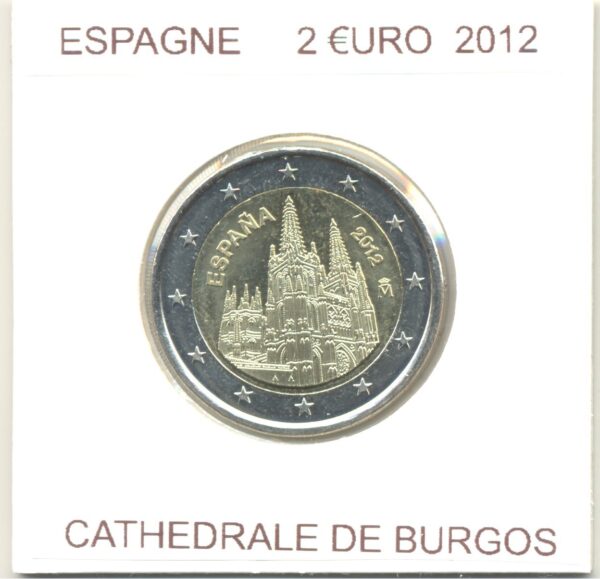 ESPAGNE 2012 2 EURO COMMEMORATIVE BURGOS