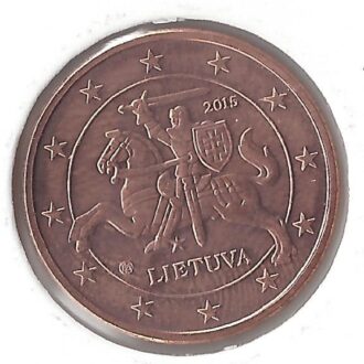 LITHUANIE 5 CENTIMES 2015 SUP