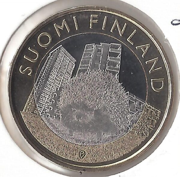 FINLANDE 5 EURO HERISSON 2015 SUP
