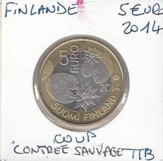 FINLANDE 2014 5 EURO CONTRÉE SAUVAGE
