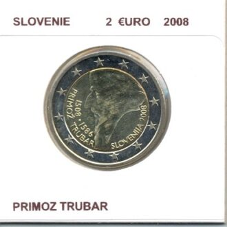 SLOVENIE 2008 2 EURO COMMEMORATIVE PRIMOZ TRUBAR SUP
