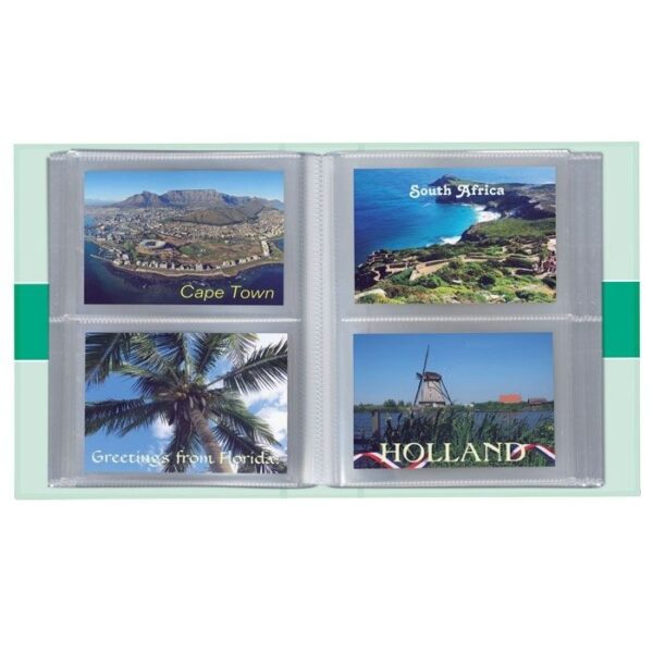 Album POSTCARDS pour 200 cartes postales, avec 50 feuilles reliées (347770)