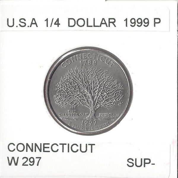 AMERIQUE (U.S.A) 1/4 DOLLAR CONNECTICUT 1999 P SUP