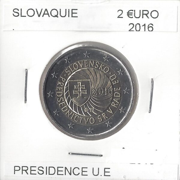 SLOVAQUIE 2016 2 EURO Commemorative Présidence UE